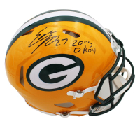 Eddie Lacy Signed Packers Full-Size Authentic On-Field Speed Helmet Inscribed "2013 OROY" (Radtke) at PristineAuction.com