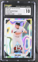 Wade Boggs 2025 Leaf 15th Anniversary '91 Leaf Silver Lava #91B156 #12/15 (CGC 10) at PristineAuction.com