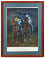 "Funny Cide" Custom Framed Lithograph Display by Richard Gabriel at PristineAuction.com