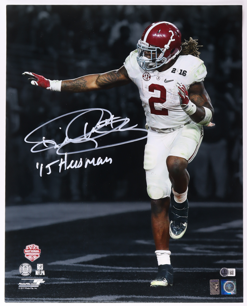 Derrick Henry Signed Alabama Crimson Tide 16x20 Photo Inscribed "'15 Heisman" (Beckett & Henry) at PristineAuction.com Derrick Henry Signed Alabama Crimson Tide 16x20 Photo Inscribed "'15 Heisman" (Beckett & Henry) at PristineAuction.com