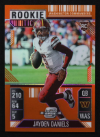 Jayden Daniels 2024 Panini Contenders Optic Orange #75 RC #05/75 at PristineAuction.com