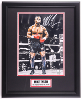 Mike Tyson Signed Custom Framed Photo Display (Tyson & JSA) at PristineAuction.com