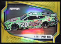 Christopher Bell 2025 Panini Prizm Prizms Gold #143 #01/10 at PristineAuction.com