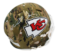 Patrick Mahomes & Tyreek Hill Signed Chiefs Full-Size Authentic On-Field Camo Alternate Speed Helmet (Radtke & Beckett) at PristineAuction.com