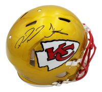 Patrick Mahomes & Tyreek Hill Signed Chiefs Full-Size Authentic On-Field Flash Alternate Speed Helmet (Radtke & Beckett) at PristineAuction.com