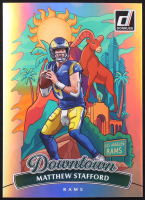 Matthew Stafford 2025 Panini Donruss Football Oversized Downtown Jumbo #6 at PristineAuction.com