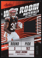 Chase Brown 2023 Absolute War Room Materials #7 #048/199 RC at PristineAuction.com