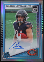 Colston Loveland 2025 Donruss Optic Rated Rookies Autographs Holo #204 #109/199 RR RC at PristineAuction.com