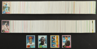 1981 Topps Baseball Complete Set of (726) Cards with Jack Perconte / Mike Scioscia / Fernando Valenzuela #302 RC, Nolan Ryan #240, Rickey Henderson #261, Kirk Gibson #315 at PristineAuction.com