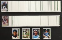 1989 Upper Deck Baseball Card Complete Set with (800) Cards with Randy Johnson #25 RC, John Smoltz #17 RC, Ken Griffey Jr . #1 RC, Craig Biggio #273 at PristineAuction.com