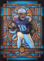 Justin Jefferson 2025 Panini Mosaic Stained Glass Oversized #16 at PristineAuction.com