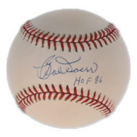 Bobby Doerr Signed OAL Baseball Inscribed "HOF 86" (JSA) at PristineAuction.com