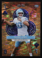 Drake Maye 2023 Wild Card 5 Card Draw Stacked Deck Ace of Clubs Gold Shock #DM RC #2/5 at PristineAuction.com