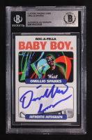 Omillio Sparks Signed Custom Trading Card #/10 (BGS) at PristineAuction.com