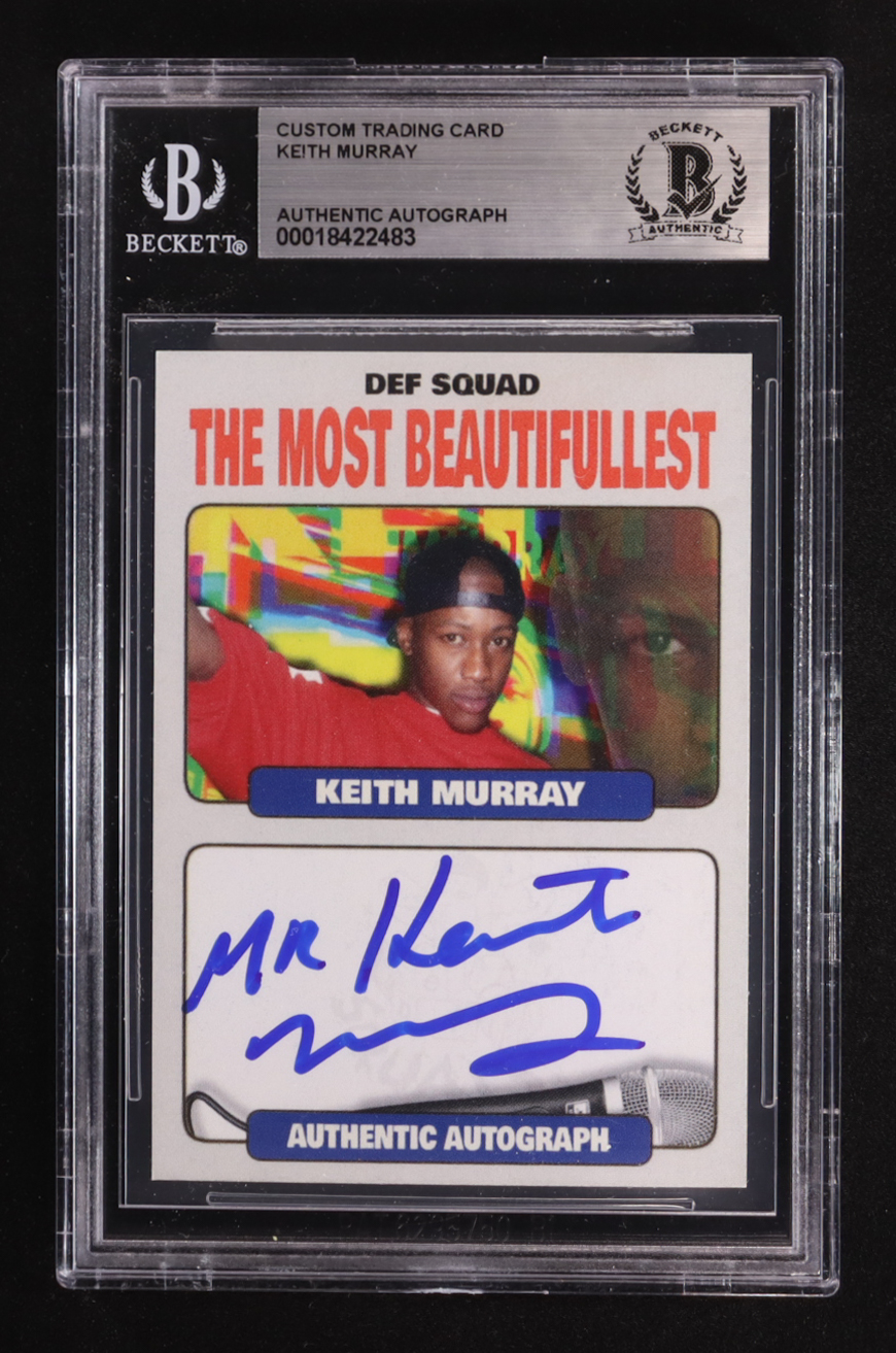 Keith Murray Signed Custom Trading Card #/25 (BGS) at PristineAuction.com Keith Murray Signed Custom Trading Card #/25 (BGS) at PristineAuction.com