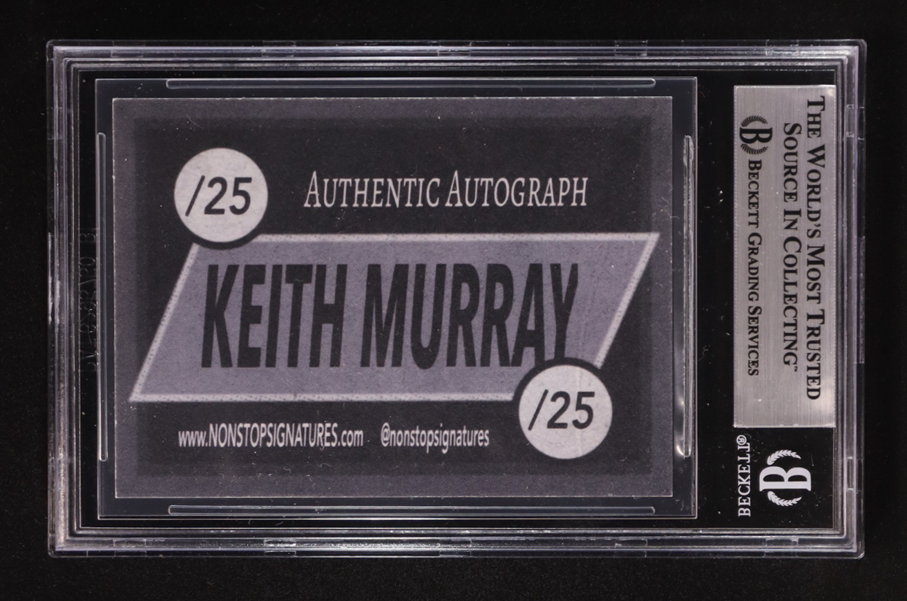 Keith Murray Signed Custom Trading Card #/25 (BGS) at PristineAuction.com Keith Murray Signed Custom Trading Card #/25 (BGS) at PristineAuction.com