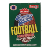 1990 Fleer Update Football  Set with (120) Cards at PristineAuction.com