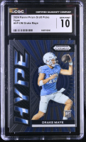 Drake Maye 2024 Panini Prizm Draft Picks Hype #HP-DM RC (CGC 10) at PristineAuction.com