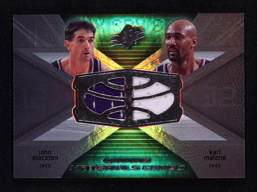 John Stockton / Karl Malone 2008-09 SPx Winning Materials Combos #WMCMS at PristineAuction.com John Stockton / Karl Malone 2008-09 SPx Winning Materials Combos #WMCMS at PristineAuction.com