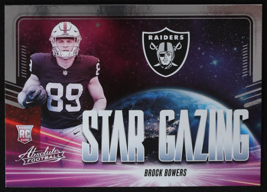 Brock Bowers 2024 Absolute Star Gazing #16 RC at PristineAuction.com Brock Bowers 2024 Absolute Star Gazing #16 RC at PristineAuction.com