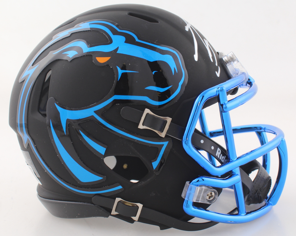 Ashton Jeanty Signed Boise State Broncos Speed Mini Helmet (Beckett) at PristineAuction.com Ashton Jeanty Signed Boise State Broncos Speed Mini Helmet (Beckett) at PristineAuction.com