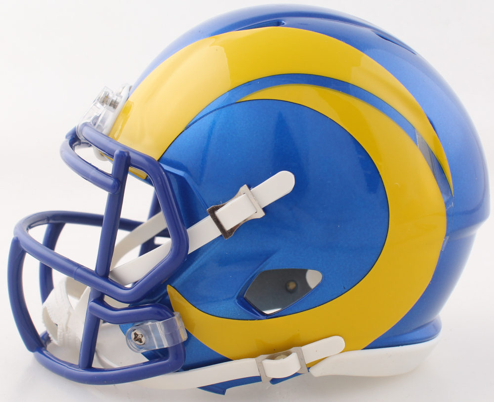Puka Nacua Signed Rams Speed Mini Helmet (Fanatics) at PristineAuction.com Puka Nacua Signed Rams Speed Mini Helmet (Fanatics) at PristineAuction.com