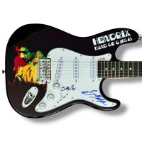 Billy Cox & Buddy Miles Signed "Jimi Hendrix: Band Of Gypsys" Custom Stratocaster Guitar  (JSA) at PristineAuction.com