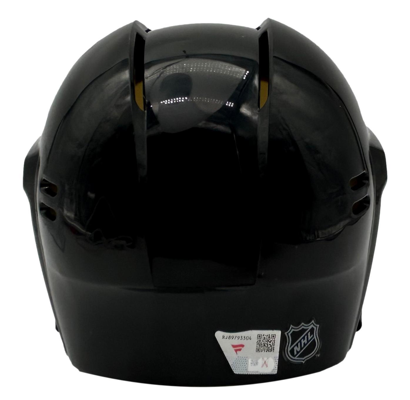 Jack Hughes Signed Devils Mini Helmet (Fanatics) at PristineAuction.com Jack Hughes Signed Devils Mini Helmet (Fanatics) at PristineAuction.com