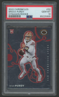 Brock Purdy 2022 Chronicles Dynagon Rookie #D2 (PSA 10) at PristineAuction.com