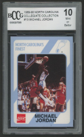 Michael Jordan 1989-90 North Carolina Collegiate Collection #13 (BCCG 10) at PristineAuction.com