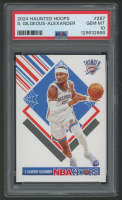 Shai Gilgeous-Alexander 2024 Haunted Hoops #287 (PSA 10) at PristineAuction.com
