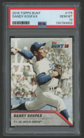 Sandy Koufax 2016 Topps Bunt #175 (PSA 10) at PristineAuction.com