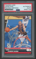 Jason Kidd Signed 2007-08 Topps 50th Anniversary #30 (PSA) at PristineAuction.com