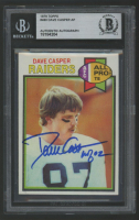 Dave Casper Signed 1979 Topps #460 Inscribed "HOF 02" (BGS) at PristineAuction.com