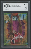 Allen Iverson 1996-97 Z-Force #151 RC (BCCG 10) at PristineAuction.com