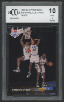 Shaquille O'Neal 1992-93 Upper Deck #1B Trade RC (BCCG 10) at PristineAuction.com