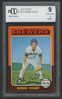 Robin Yount 1975 Topps #223 RC (BCCG 9) at PristineAuction.com