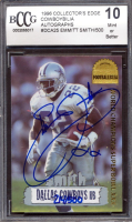 Emmitt Smith 1996 Collector's Edge Cowboybilia Autographs #DCA25 #214/500 (BCCG 10) at PristineAuction.com