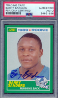 Barry Sanders Signed 1989 Score #257 RC (PSA) at PristineAuction.com