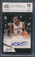 Kawhi Leonard 2012-13 Absolute Autographs #200 #231/399 RC (BCCG 10) at PristineAuction.com