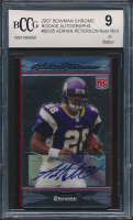 Adrian Peterson 2007 Bowman Chrome Rookie Autographs #BC65 (BCCG 9) at PristineAuction.com