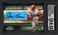 Jim Brown 2005 Playoff Contenders Legendary Contenders Autographs #10 #142/150 (SGC 8.5 | Autograph Graded 10) at PristineAuction.com