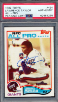 Lawrence Taylor Signed 1982 Topps #434 RC (PSA) at PristineAuction.com