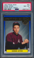 Derek Jeter 1992 Front Row Draft Picks Gold #55 (PSA 8) at PristineAuction.com