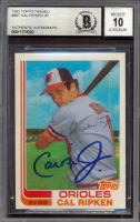 Cal Ripken Jr. 1982 Topps Traded #98T (BGS | Autograph Graded 10) at PristineAuction.com