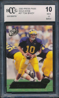Tom Brady 2000 Press Pass Gold Zone #37 (BCCG 10) at PristineAuction.com