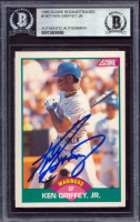 Ken Griffey Jr. Signed 1989 Score Rookie/Traded #100T RC (BGS) at PristineAuction.com