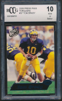 Tom Brady 2000 Press Pass Tourquers #37 RC (BCCG 10) at PristineAuction.com