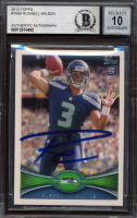 Russell Wilson Signed 2012 Topps #165A RC (BGS | Autograph Graded 10) at PristineAuction.com