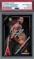 Giannis Antetokounmpo Signed 2013-14 Pinnacle #5 RC (PSA) at PristineAuction.com